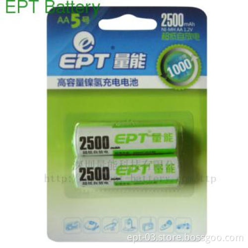 2*2500mAH NIMH battery to cordless phone battery